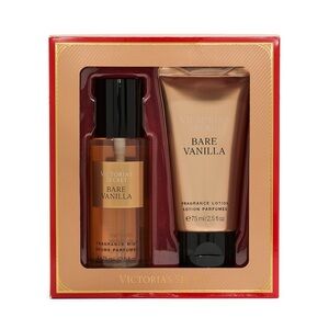 Victoria's Secret Bare Vanilla Mini Fragrance Duo Gift Set NWT